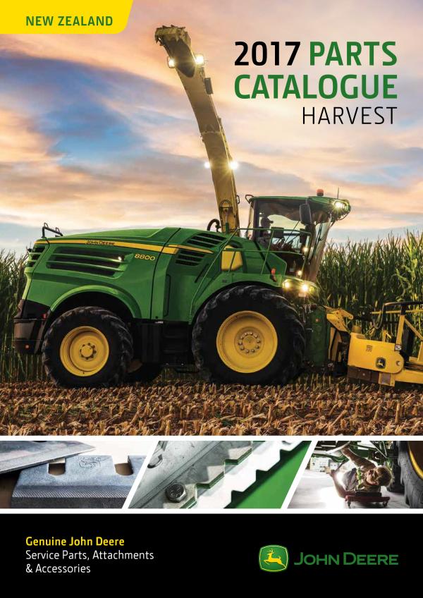 John Deere Harvest Parts Catalog 2022