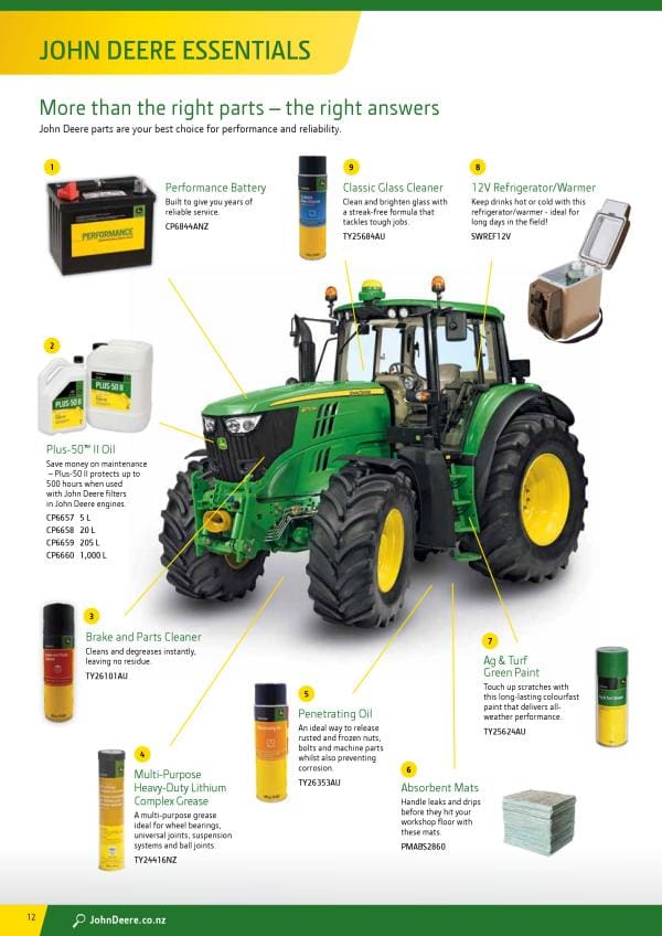 John Deere Parts & Accessories Drummond & Etheridge