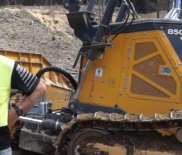 John Deere Dozer Delivers